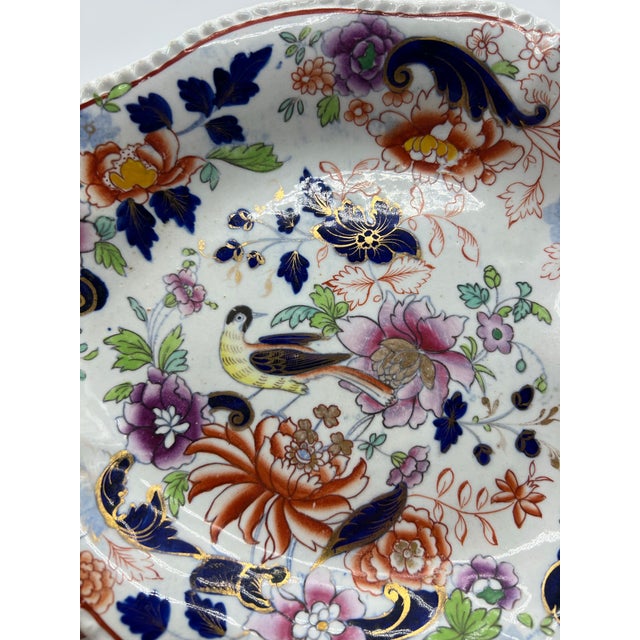 Antique Mason’s Ironstone Decorated Imari Style Sweet Meat Dish, Circa 1810’s Made by Mason's of the Staffordshire...
