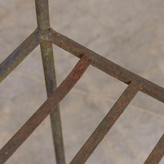 French Iron Scroll Dining Chairs, Set of 4 For Sale - Image 11 of 12