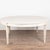 Large Round White Swedish Gustavian Style Dining Table, Reproduction For Sale - Image 15 of 15