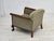 Green Danish Armchair in Furniture Velour and Teak Wood, 1950s For Sale - Image 8 of 15