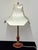 Mid-Century Modern Empire Brass Table Lamp with Fabric Shade from Unbekannt, 1960s For Sale - Image 3 of 11