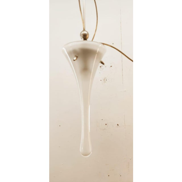 Murano Glass Suspension Light, in Very Good conditions. Designed 1990 to 1999 Up to 250V (Europe/UK Standard).The wiring...