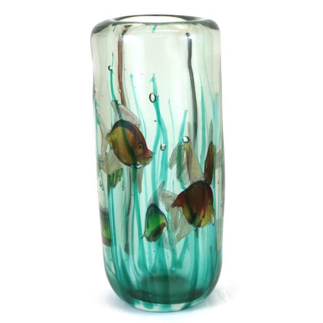 Alfredo Barbini Aquarium Vase With Light Base, Pauly & Co Chairish