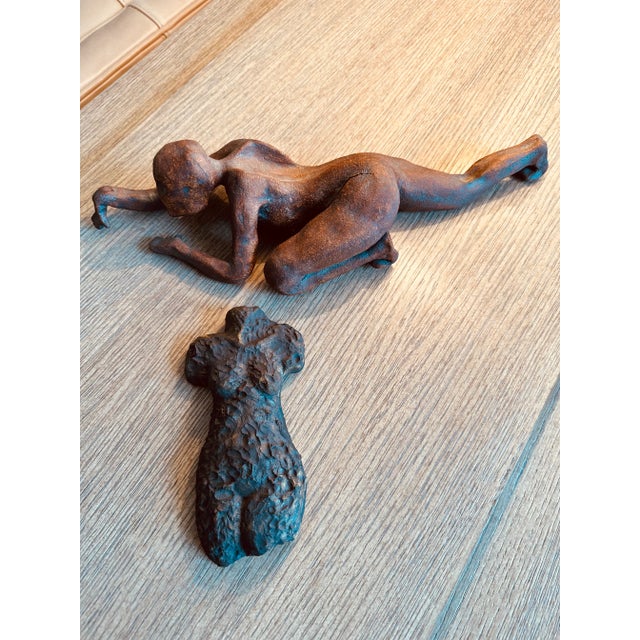 Vintage 1970’s Signed Postmodern Human Form Sculpture For Sale - Image 10 of 12