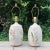 Modern Hand Painted Floral Stoneware Table Lamps by California Ceramic Designers Inc. - a Pair For Sale - Image 3 of 10