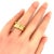 Contemporary Bvlgari B.zero1 Three Band Ring in 18k Yellow Gold Ring - Size 53 For Sale - Image 3 of 8