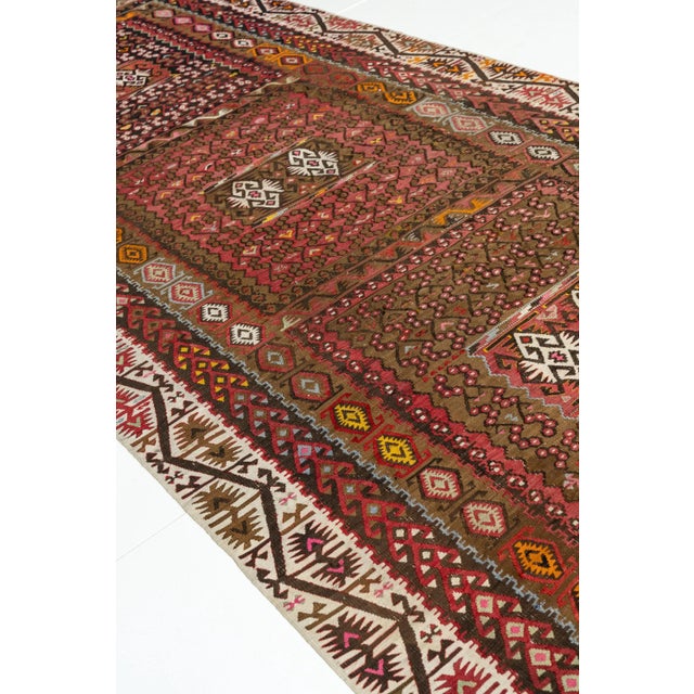 District Loom Vintage Kilim Gallery Rug | Paloma For Sale - Image 14 of 15
