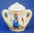Vintage Japan Childrens Mini Lusterware Tea Set Dutch Boy Girl Pearlescent Toy For Sale In Rochester - Image 6 of 12