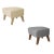 Not Yet Made - Made To Order Set of Grey and Smoked Oak Sahco Zero Footstool by Lassen For Sale - Image 5 of 6