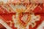 Antique Turkish Oushak With Elegant Motifs in Red, Ivory, Gold and Salmon Pink 7 X 9'8 For Sale - Image 14 of 15