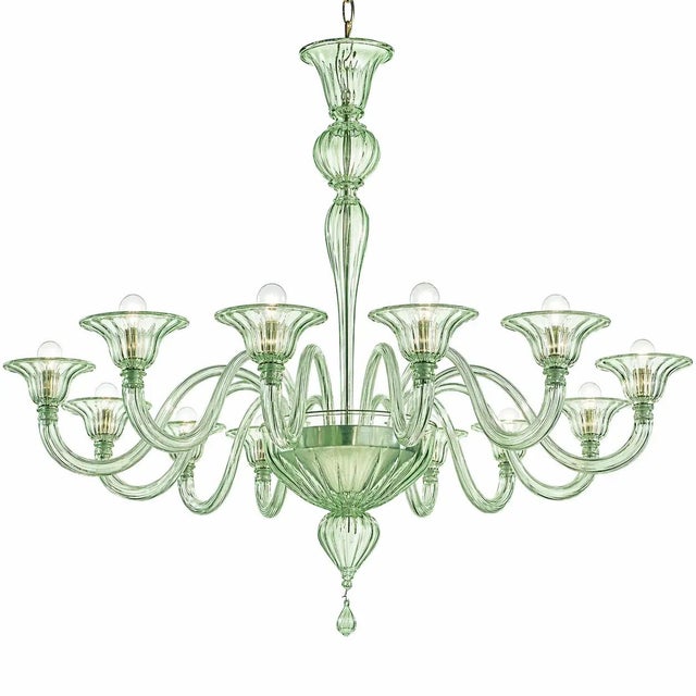 Contemporary Rigadin Murano Glass Chandelier by Simoeng for Simoeng For Sale - Image 3 of 5