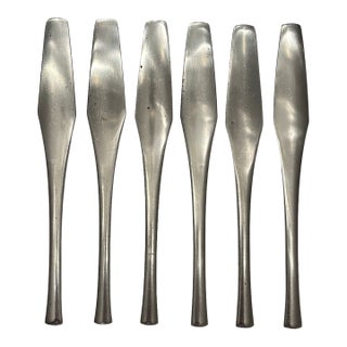 Dansk 'Odin' Stainless Steel Flatware Jens Harald Quistgaard- 6 Knives For Sale