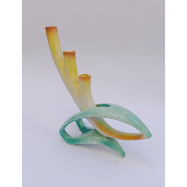 Ceramic Ceramic Candleholder by Ariele, 1950s For Sale - Image 7 of 14
