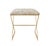 Brand new, special order item. Not vintage. X marks the spot for style! The X Side stool, with its gold leaf frame and...