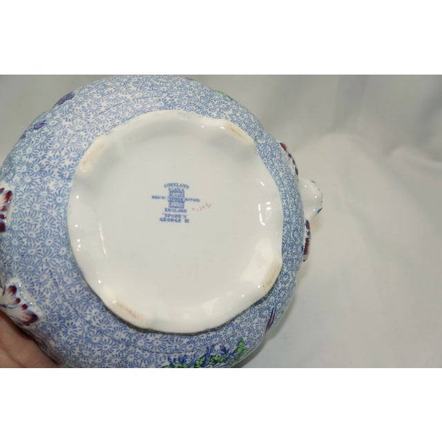 Ceramic Vintage Mid-Century Modern Spode Copeland George III Covered Vegetable Serving Bowl For Sale - Image 7 of 7