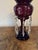 Large Antique Victorian Ruby Glass Lustre, 1860 For Sale - Image 4 of 6