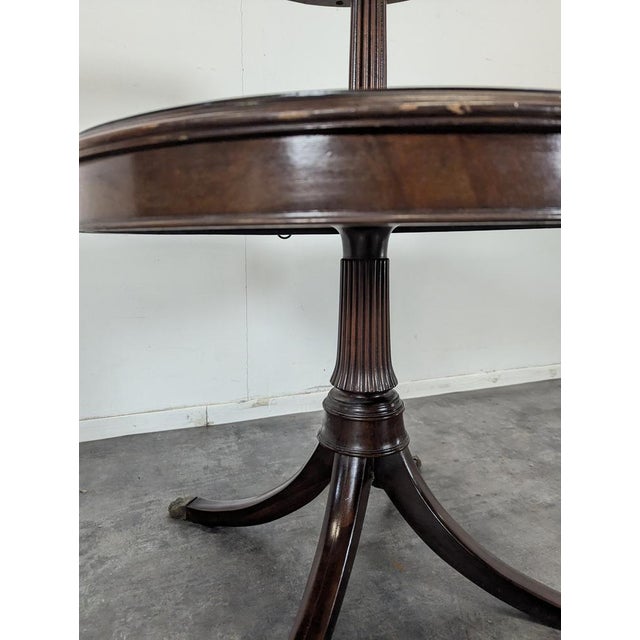 Wood English Mahogany Display Stand with Lion Heads For Sale - Image 7 of 10