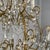 Early 20th Century Italian Glass Drop Chandelier with Brass Structure, 1900s For Sale - Image 15 of 18