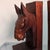 Vintage MCM Hand Carved Wood Horse Head Bookends-Pair For Sale - Image 4 of 7