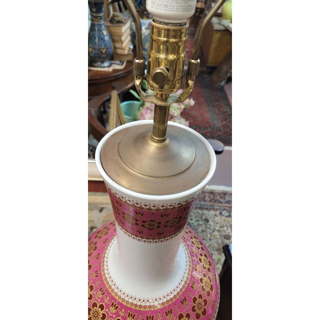 1960s Mid Century Modern Bavarian Tischvase Lamps - Pair For Sale - Image 9 of 11
