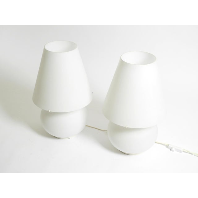 Large Vintage Paralume Table Lamps from Leucos, 1980s, Set of 2 For Sale - Image 4 of 18