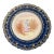 Haviland Limoges Cabinet Portrait Plate Features Cobalt & Gold # 1 of 2 For Sale