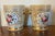 Apricot 19th Century French Paris Porcelain Apricot Cachepot Planters & Stands With Lion Mask Handles Empire Taste - A Pair For Sale - Image 8 of 15