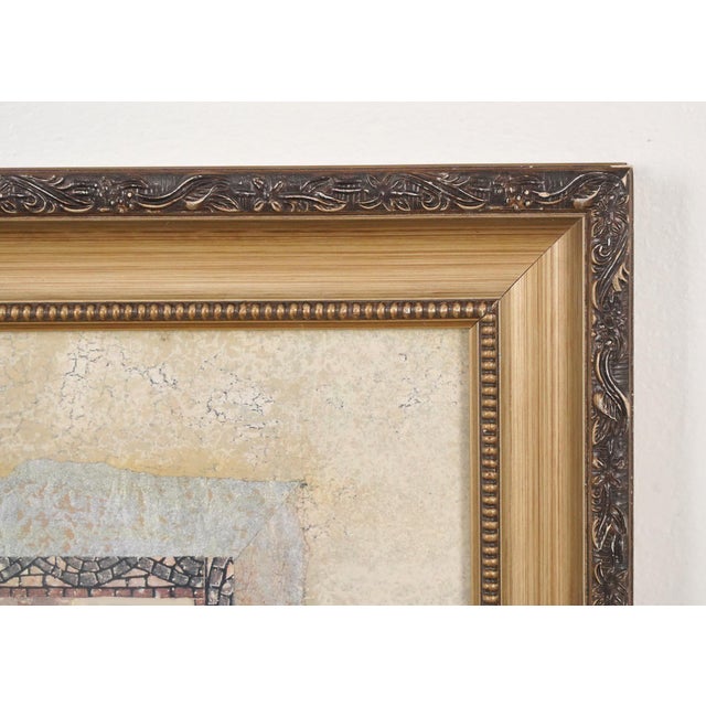 Mid 20th Century Framed Neoclassical Revival Urn Illustration Print For Sale - Image 5 of 8