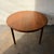 Vintage Danish Modern Round Teak Dining Table With Extension Leaf, 1960s For Sale - Image 4 of 11