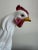 Rustic Italian White Ceramic Rooster For Sale - Image 3 of 9