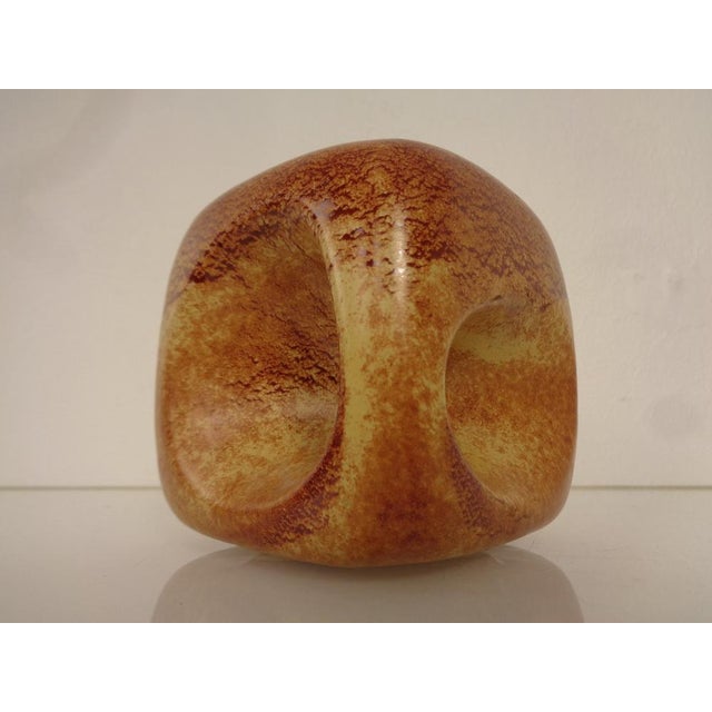 1960s Italian Ceramic Cube Vase by Roberto Rigon for Bertoncello, 1960s For Sale - Image 5 of 14