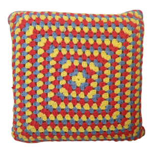 Mid Century Modern Crocheted Decorative Pillow