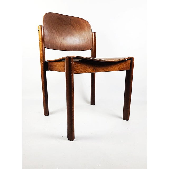 Vintage Chairs in Wood from Kush & Co, 1970s, Set of 2 For Sale - Image 4 of 14