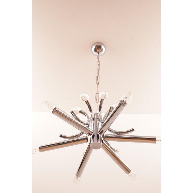 Sputnik Chrome Pendant Lamp, 1970s For Sale - Image 6 of 15