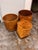 Wood Vintage Handwoven Wicker Baskets, Set of Three For Sale - Image 7 of 12