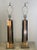 Metal 1940s Art Moderne Annodized Aluminum and Chrome Lamps - a Pair For Sale - Image 7 of 13