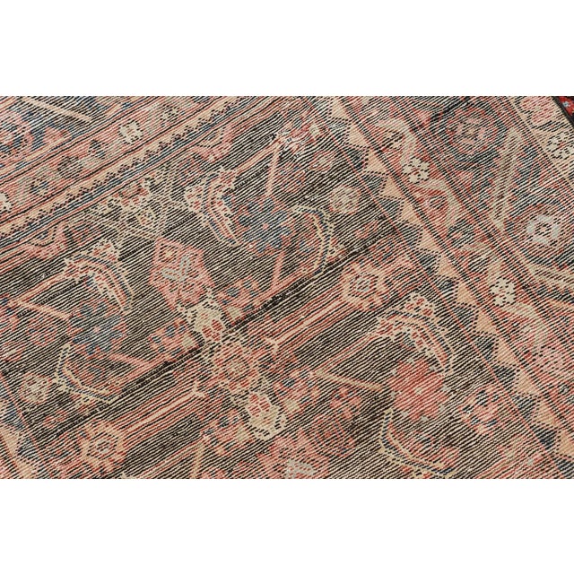 Antique Persian Hamadan Runner With All-Over Sub-Geometric Floral Design For Sale - Image 11 of 11