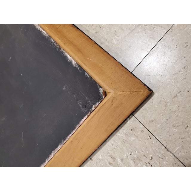 Modern Mid 20th Century Dream Of Nordic Nights, B. Diener Oil Painting, Framed For Sale - Image 3 of 4