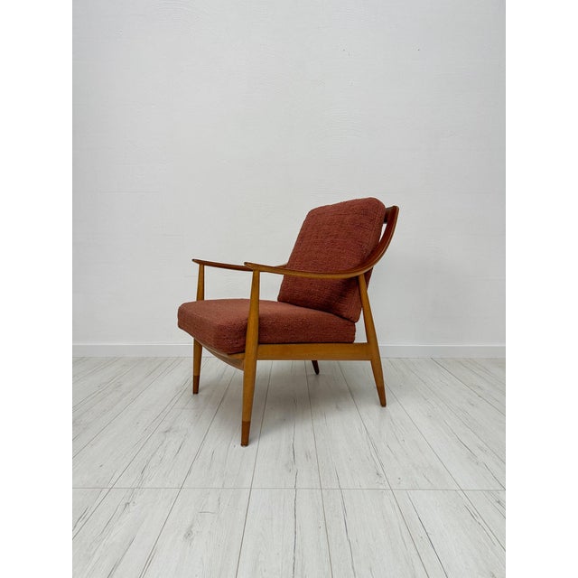 Vintage Danish FD 145 Armchair in Oak by Peter Hvidt & Orla Mølgaard ​​nielsen, 1950s For Sale - Image 10 of 10