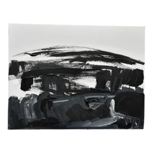 “Colorado” an Original Acrylic Abstract Painting on Paper, Signed (Reverse).