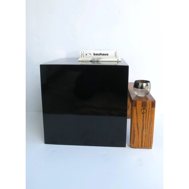Tan Oak Stand, Small, Cocktail, Plant, Circa Late-20th Century For Sale - Image 8 of 12