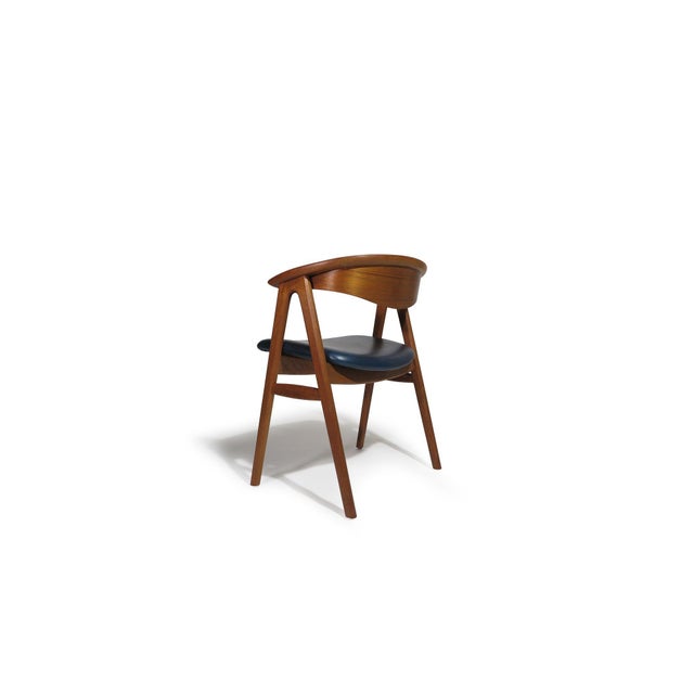 Wood Mid 20th Century Pair of Restored Danish Teak Armchairs Attributed to Erik Kirkegaard For Sale - Image 7 of 10