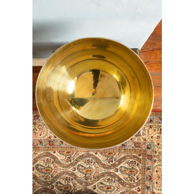 Gold Color Brass Champagne Holder, in Very Good conditions. Designed 1920 to 1949