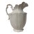 Antique White Ironstone Rococo Ewer, c.p. Marquette Co., Circa 1880-1910 For Sale