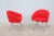 2010s Modern Stanley Felderman for Haworth Collaborate Red Swivel Side Chairs - a Pair For Sale - Image 5 of 13