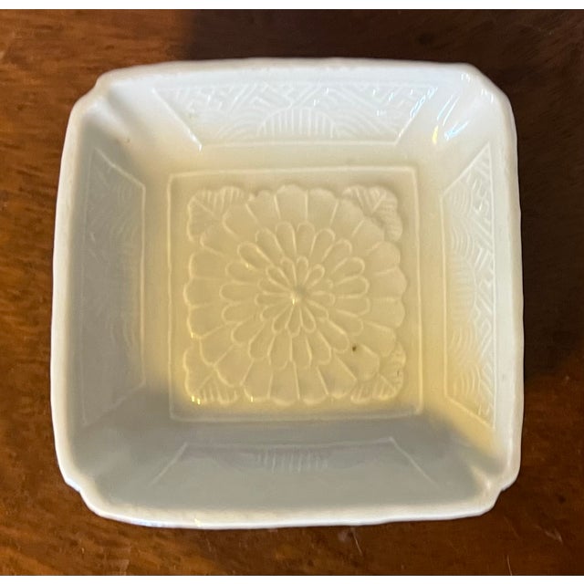Antique 18th Century Chinese Celadon Porcelain Small Square Dishes - Set of 3 For Sale In New York - Image 6 of 16
