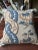 Vintage Printed Linen Floral Pillow For Sale - Image 10 of 12