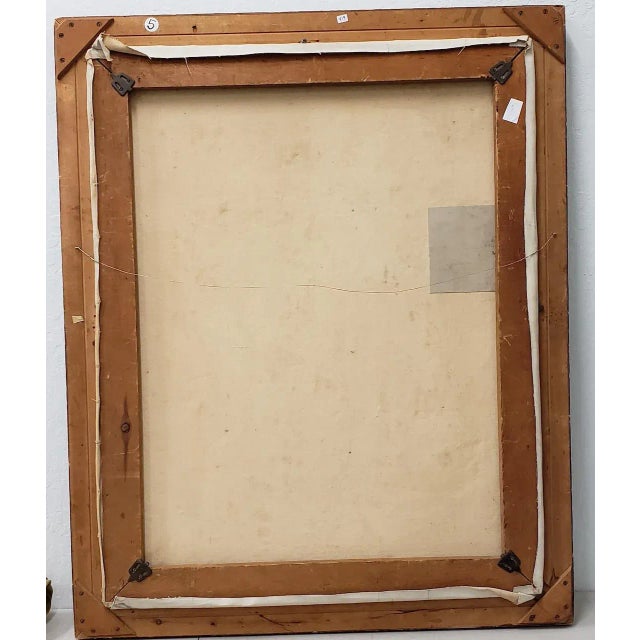 Remarkable Abstract Portrait of a Boy With His Dog C.1940 For Sale - Image 11 of 12