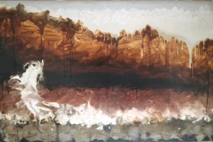 Stefano Mazzolini, Cava, 2010, Oil Acrylic on Canvas