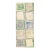 Vintage Green Patchwork Turkish Runner Rug - Handwoven Boho Hallway Carpet For Sale